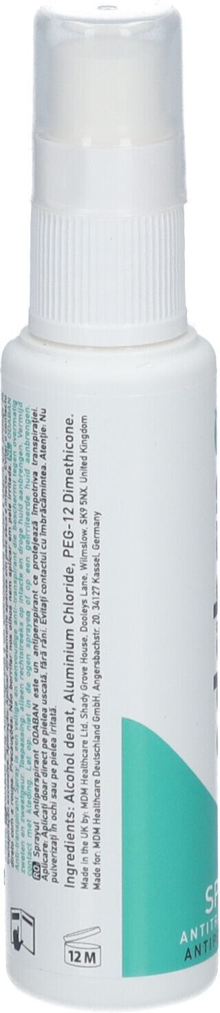 Odaban Antitranspirant Deodorant Spray 30 ml