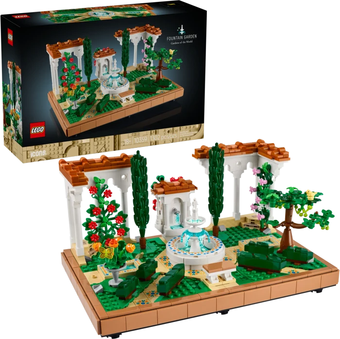 LEGO Icons 10359 Springbrunnengarten