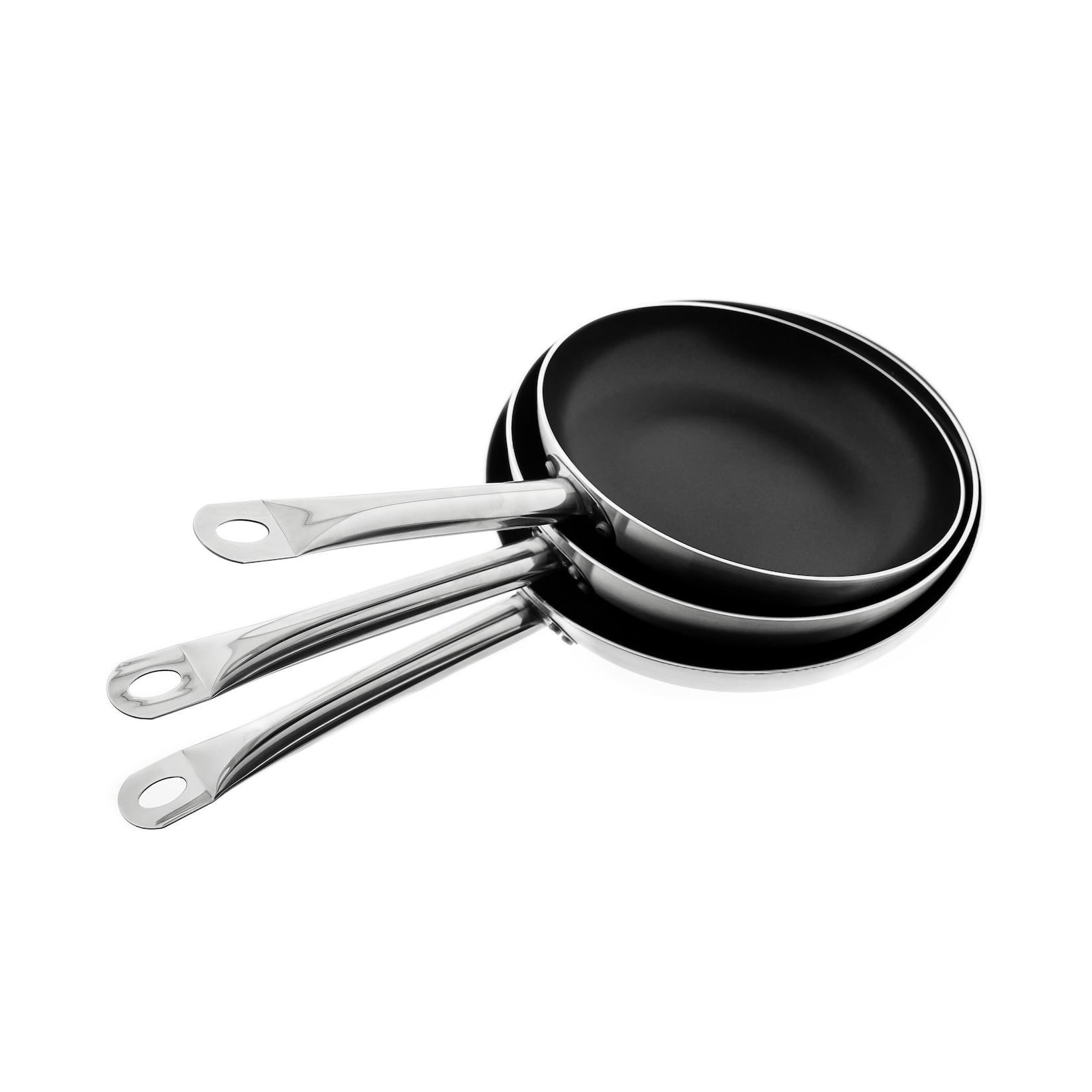 Bratpfannen 3er Set mit Antihaftbeschichtung – ø26/28/30 cm