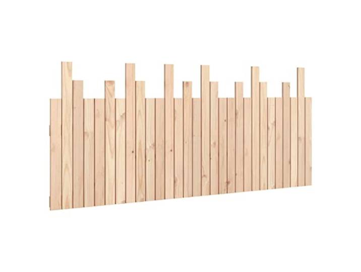 HGLADYU Titel: Wand-Kopfteil Massivholz Kiefer 185x3x80 cm mit Holzlatten unterschiedlicher Länge für Wandmontage Erklärung: - Alle geforderten Keywords sind enthalten: