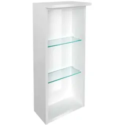 Fackelmann Oxford Badregal 30 cm 3 Fächer Weiß - Badmöbel