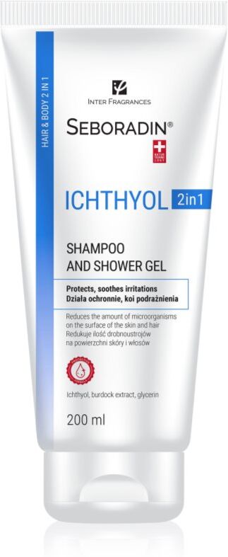 Seboradin Ichthyol 2-in-1 shower gel and shampoo for irritated skin 200 ml