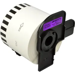 Etiketten kompatibel zu Brother DK22205 VIOLETT 62mm x 30,48m Rolle