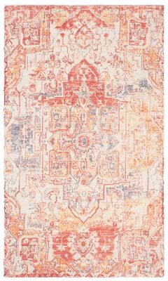 SAFAVIEH Handmade Saffron Gulzhazira Modern Tribal Cotton Rug
