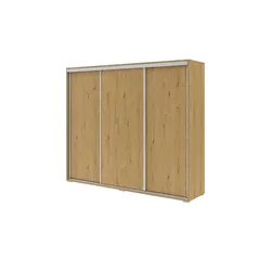 Schwebetürenschrank  Aldridge , holzfarben , Maße (cm): B: 278 H: 215 T: 62.0