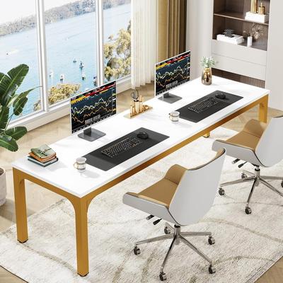 OEM 78.7 Inches Extra Long Computer Desk 2 Person Desk, Double Long Desk, Workstaion for Home Office