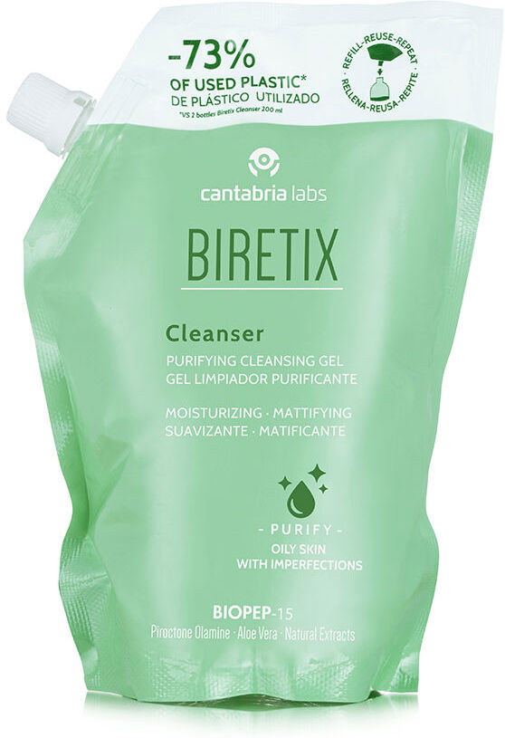 Cantabria Labs Biretix Cleanser gel limpiador purificante recarga 400 ml