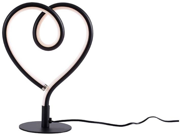 Tischlampe LED HEART 23.5cm 6W schwarz