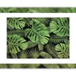 Excelsa Soft-Teppich Foliage Gummi grün
