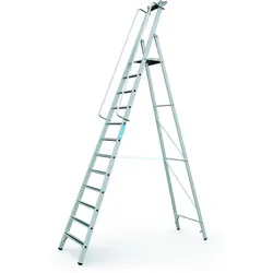 ZARGES Meistertritt S - LM-Stehleiter m Plattform 12 Stufen