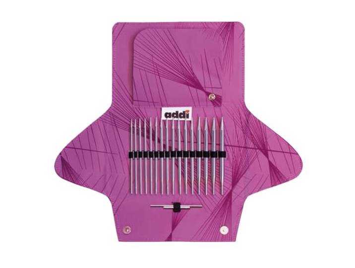 addi Click Lace Long Tip Interchangeable Circular Knitting Needle Set Circular Knitting Needle Set