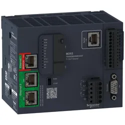 Schneider Electric TM262M05MESS8T SPS/Motion-Steuerung, Modicon M262, 5 ns/Anweisung, 4 Achsen, 2x Ethernet, OPC UA, SERCOS 3, 8 schnelle E/A