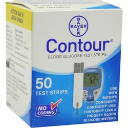 CONTOUR Sensoren Teststreifen 50 St Teststreifen