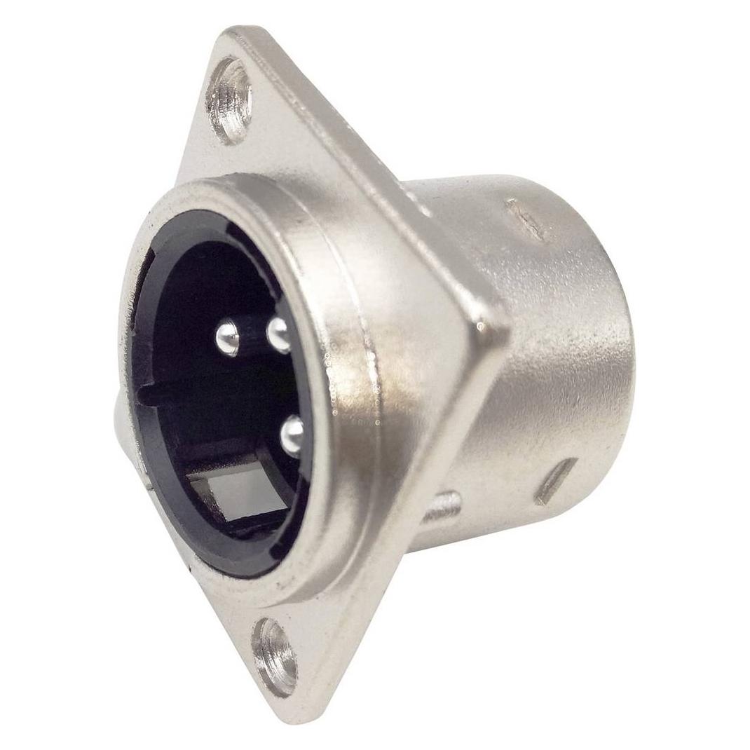 Tru Components 1408818 XLR-Steckverbinder Flanschstecker, Kontakte gerade Polzah (1408818)