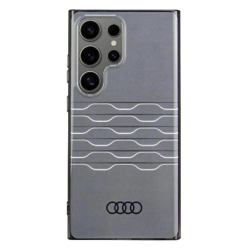 Audi IML Geometric Pattern Case S928 czarny/black hardcase AU-IMLU-A6/D3-BK (Samsung Galaxy S24 Ultra) (AUDI000141-0)