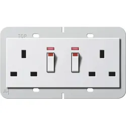 Gira Doppelsteckdose 13A 278403