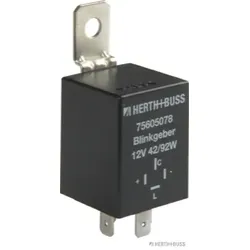 HERTH&BUSS Blinkgeber, 12 V, 4 pins, elektronisch - 75605078