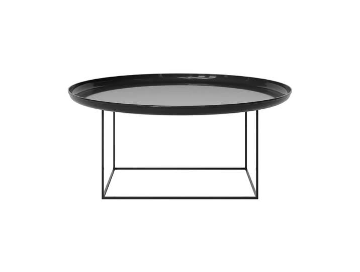 NORR11 Table basse Duke Large Lacquered obsidian