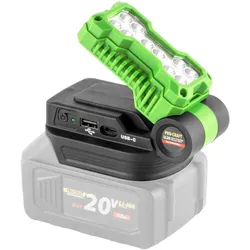 Procraft, Arbeitsleuchte, LL20bb Akku LED Strahler 20 V 500 lm + 1x Akku 2,0 Ah - ohne Ladegerät (500 lm)