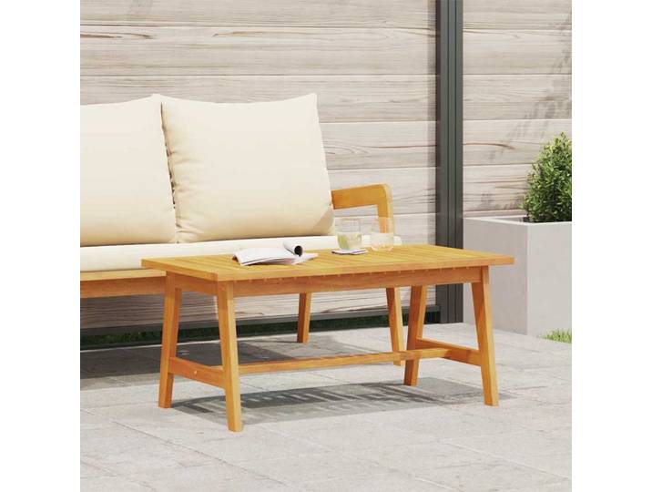 vidaXL Couchtisch Öl-Natur Massivholz Akazie