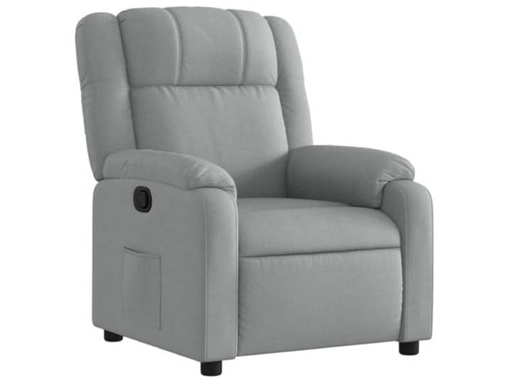 vidaXL Relaxsessel Hellgrau Stoff