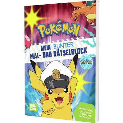 Pokémon Activity-Buch: Pokémon Mein bunter Mal- und Rätselblock, Taschenbuch von , Nelson, 978-3-8451-3071-2
