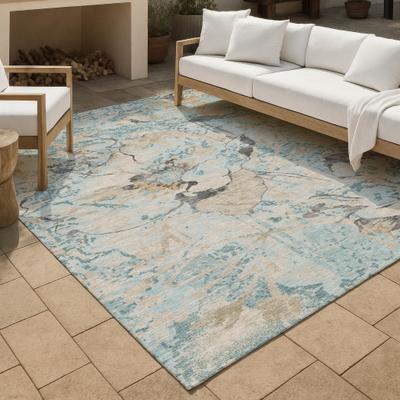 Addison Rugs Machine Washable Indoor/ Outdoor Abstract Wales Chantille Rug