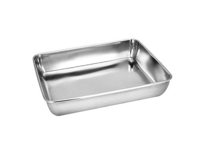 LuxusKollektion Backblech Backblech Pfanne Edelstahl Cookie Silber 2 11.22x14.25x2.36 inches, Metall, (1-St)