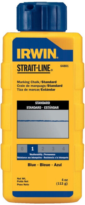 IRWIN Craie à tracer pour cordeau 1100 g bleu STRAIT-LINE ; Irwin Tools (65201)