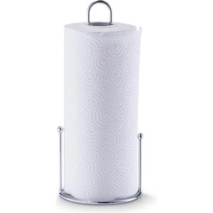 Zeller Küchenrollenhalter 24858, Metall, silber, mit Küchenrolle