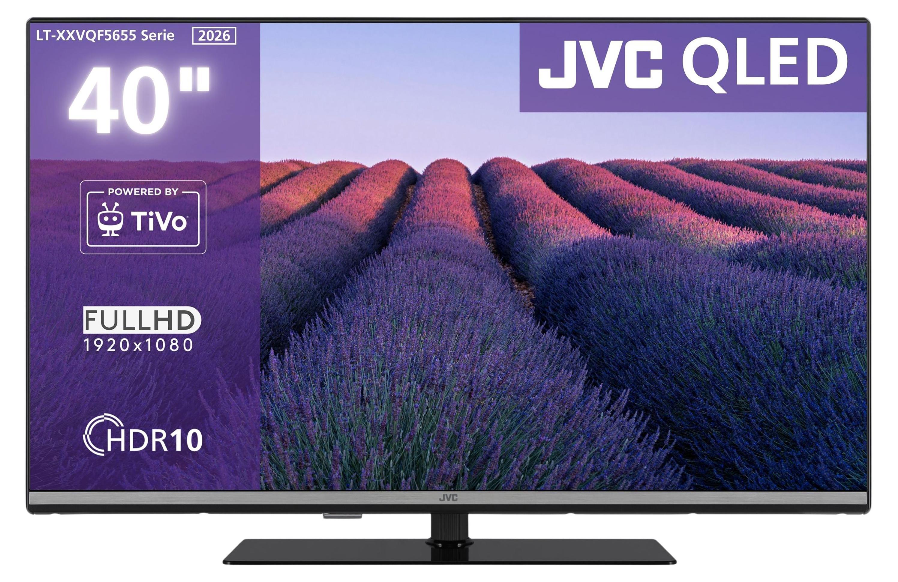 JVC LT-40VQF5655 40 Zoll QLED Smart TV HDR Fernseher mit Full HD Auflösung und Triple-Tuner (2026)