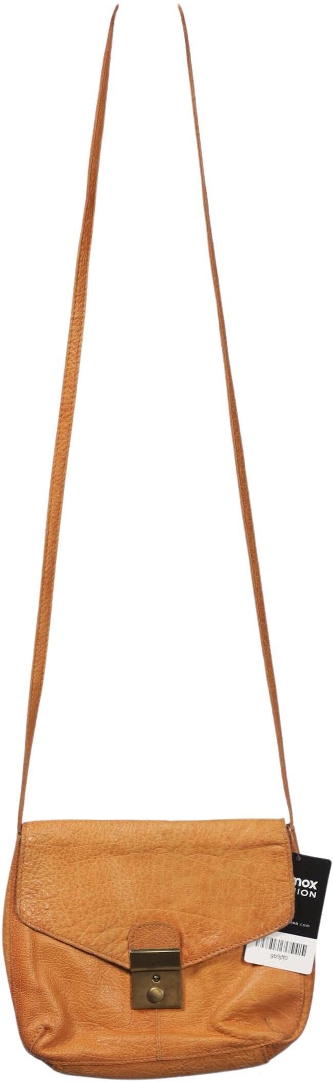 pieces Damen Handtasche klein Leder, Braun, Leder - Second Hand
