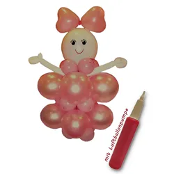 DIY Ballonfigur Geburt (100cm)