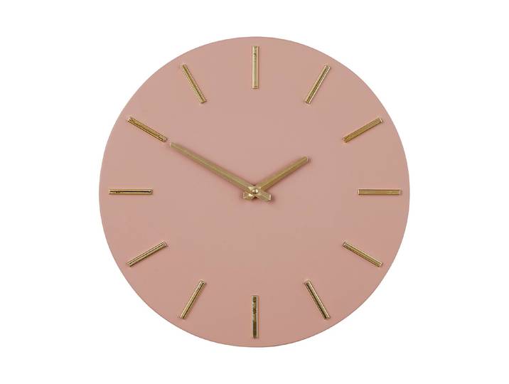 Wanduhr Ø 35.5cm rosa Brixen