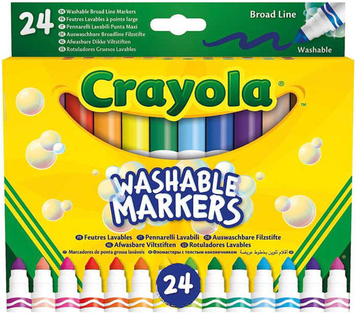 BRINQUEDO CRAYOLA MARCAD 24U LAV GR