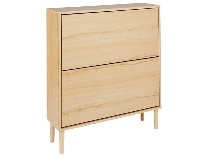 SCHUHSCHRANK Heller Holzfarbton Norris