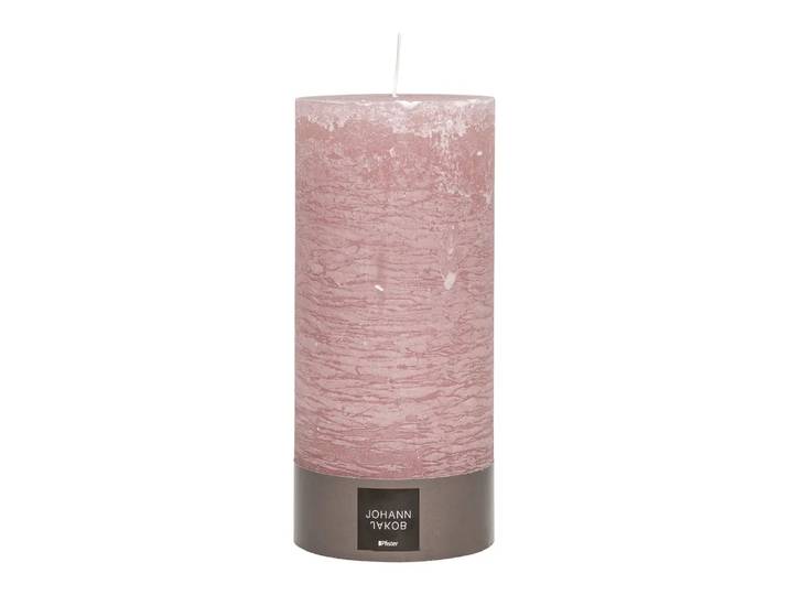 Zylinderkerze Adagio, Johann Jakob, rosa, Wachs