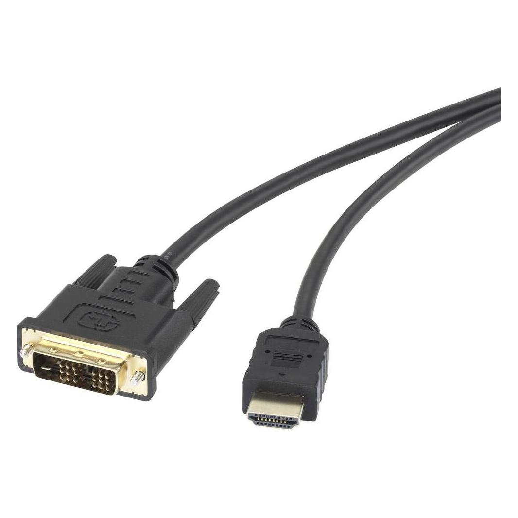 Renkforce HDMI zu DVI 18+1pol. Anschlusskabel 5 m (5 m) (1404073)