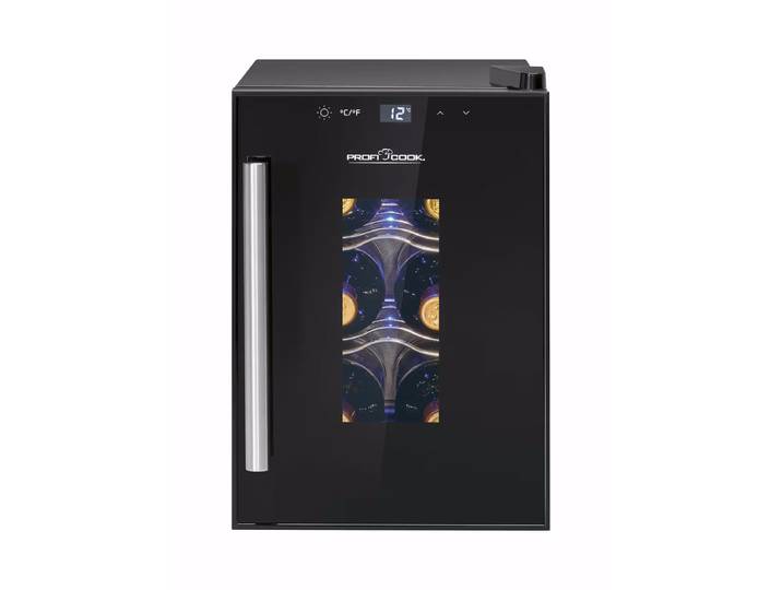 ProfiCook WK 1230 Weinkühlschrank – Weinkühlschrank freistehend – schwarz