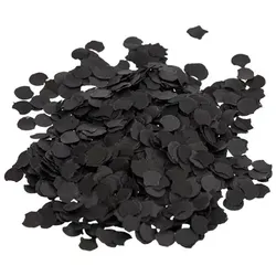 Konfetti, schwarz