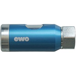 ewo Druckluftkupplung 411.402, Sicherheitskupplung, Innengewinde 1/4 Zoll