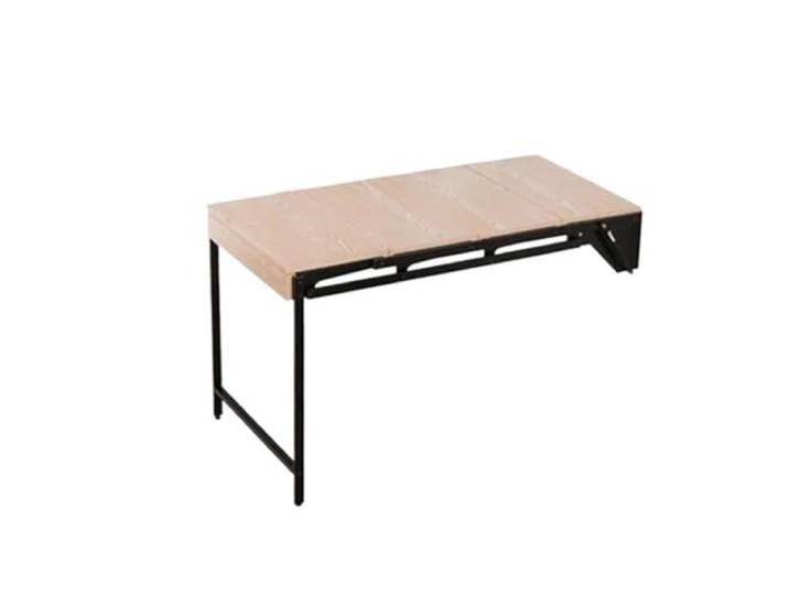 DJSKLDF Wandmontierter Klapptisch Wandmontierter Klapptisch, schwimmendes Aufbewahrungsregal, Drop-Leaf-Esstisch(Black and Walnut)
