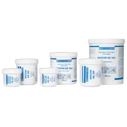 HB 300 | stahlgefülltes hochtemperaturbeständiges Epoxidharz-System für Reparatur und Formgebung | 1 kg | dunkelgrau