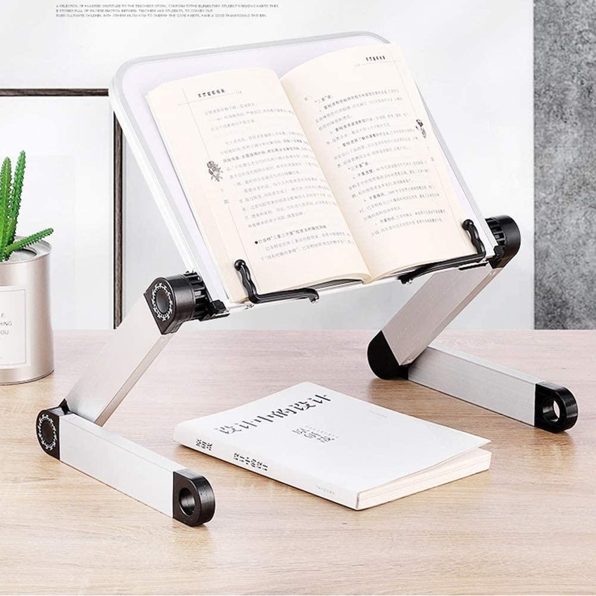 Verstelbare boekenstandaard