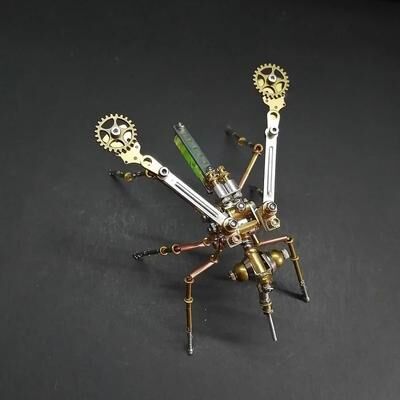 Uplift Essentials Cyberpunk DIY Mechanical Spider Metal 3D Puzzle Kit mosquito A