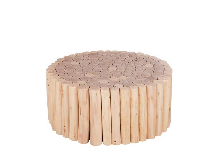 Bout de canapé en bois d'eucalyptus