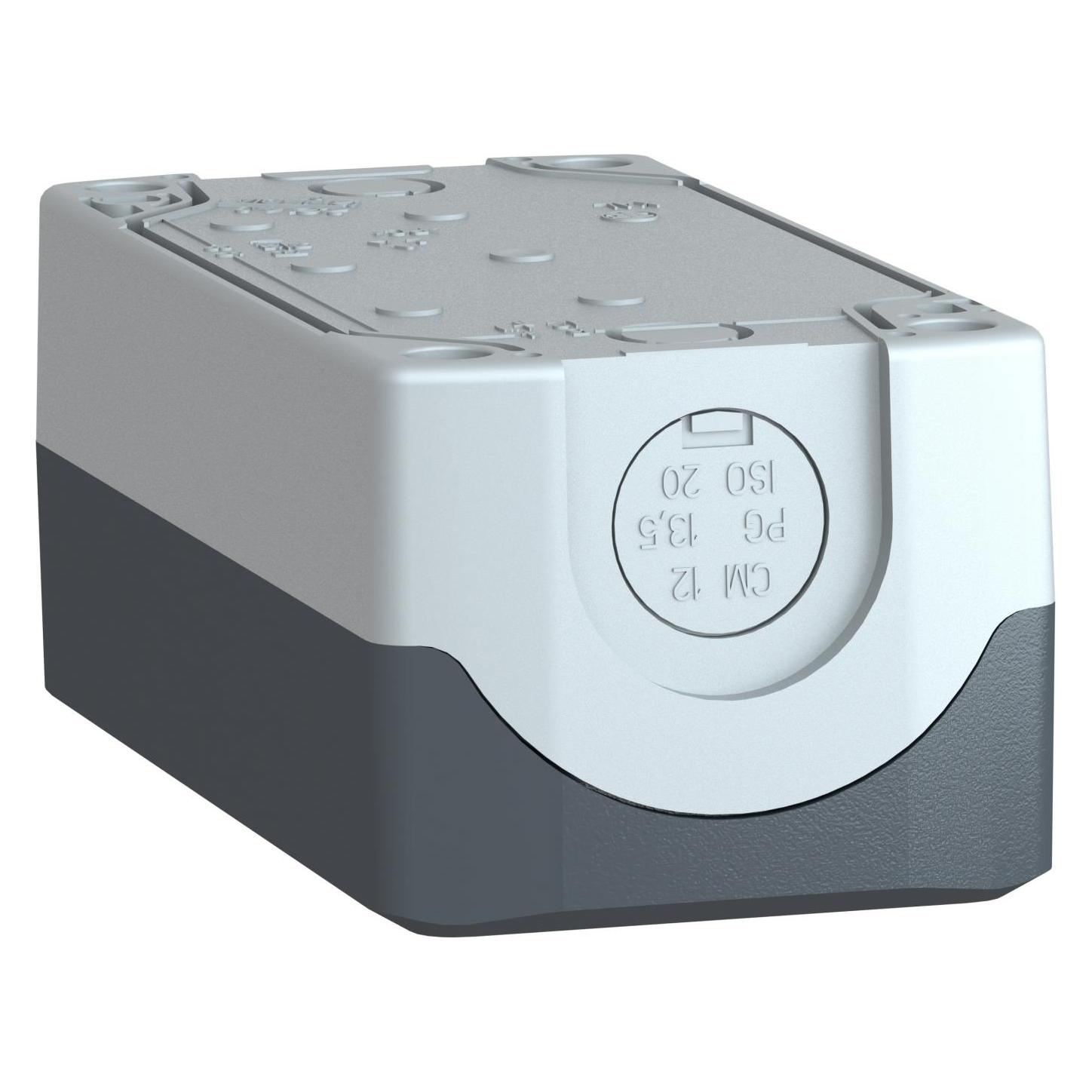 Schneider Electric Tastergehäuse 22mm 3 Loch grau (XALD03)