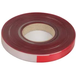 Dönges, Absperrung, Leuchtband, PVC-Folienband, rot-weiss, 100 m, 20 mm