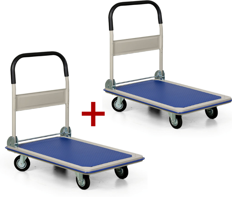 B2B Partner Platformwagen, klappbar, 1+1 GRATIS, 300 kg