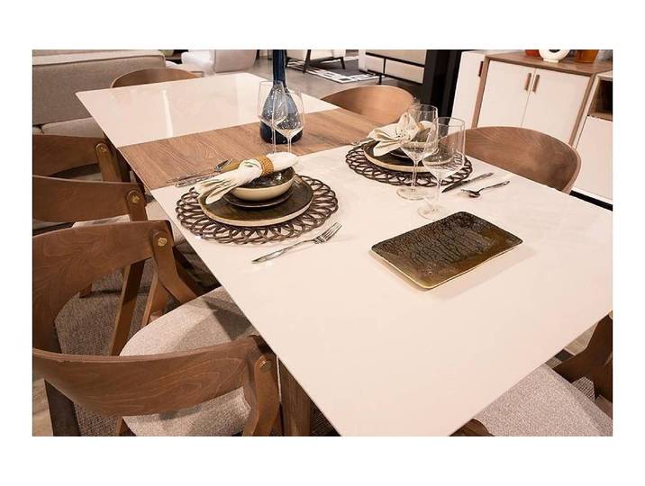 Xlmoebel Esstisch Robuster Rechteckiger Designer Holztisch für Luxus Möbel, Made in Europa